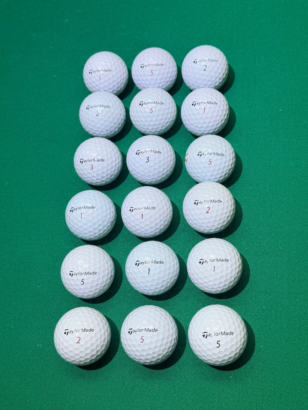 18 TaylorMade TP5 Golf Balls